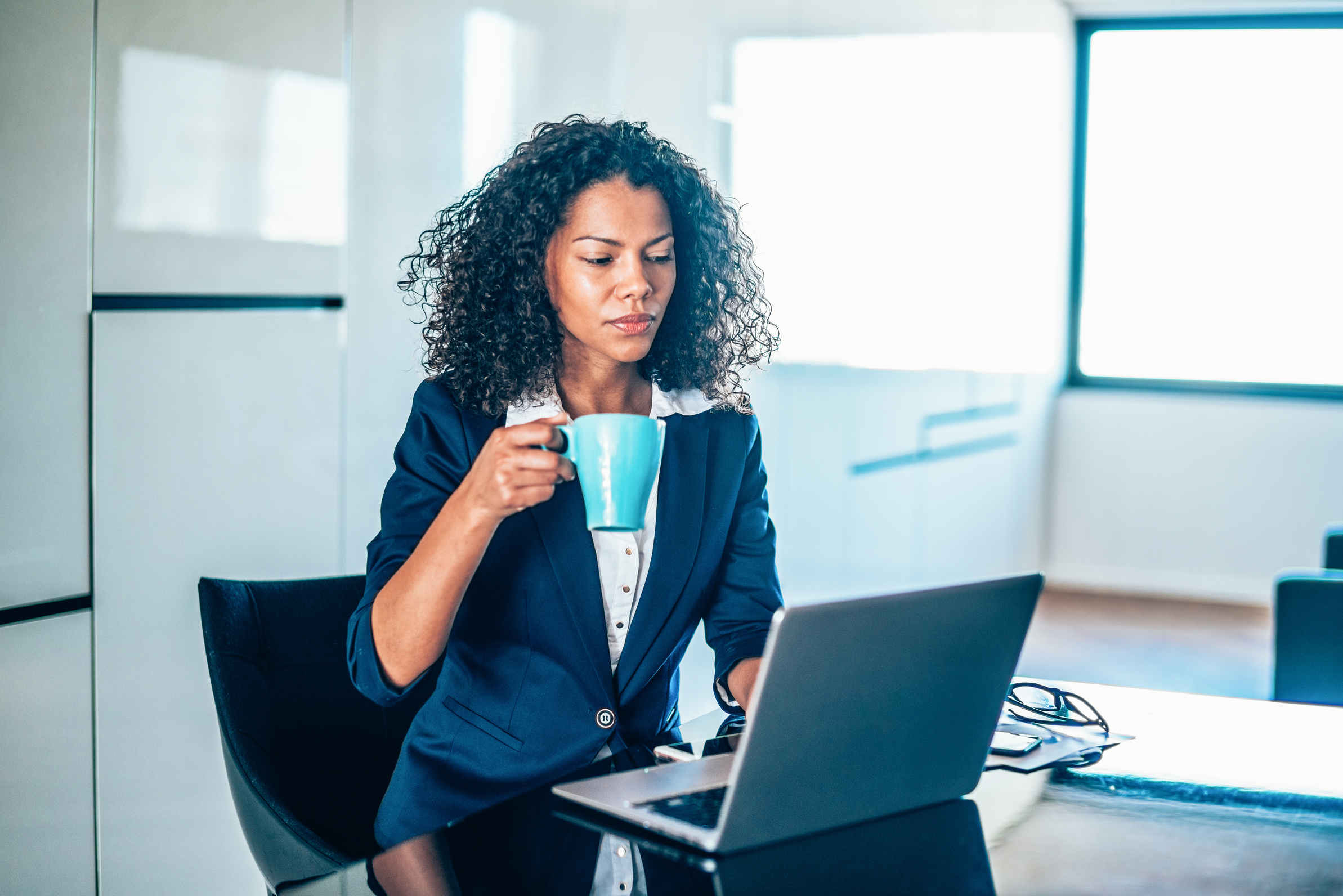 Young African-American  businesswoman